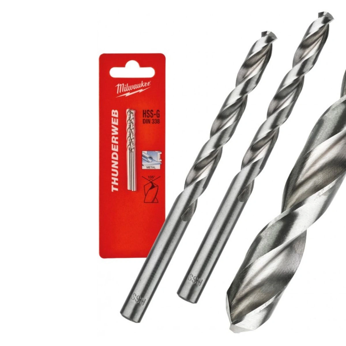Бургия за метал Milwaukee 3×61мм HSS-G, D338 – 2 бр.