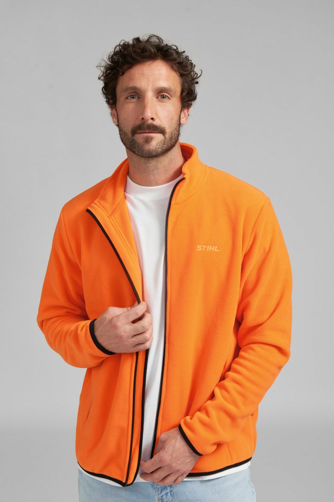 Stihl Classic полар суитшърт оранжев - Image 3
